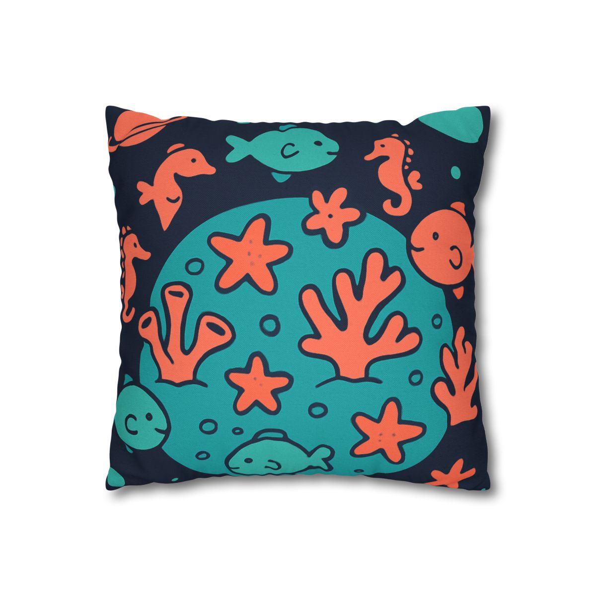 Cosmic Coral Reef Planet stylish decorative pillowcases