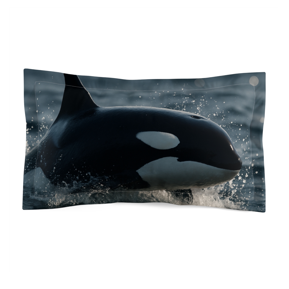 Cosmic Drift Orca gift pillows for home