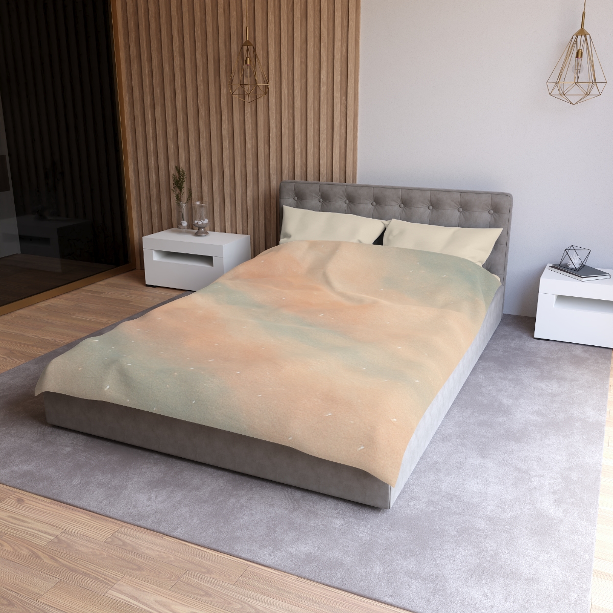 Cosmic Dust Cascade personalized bedding duvets