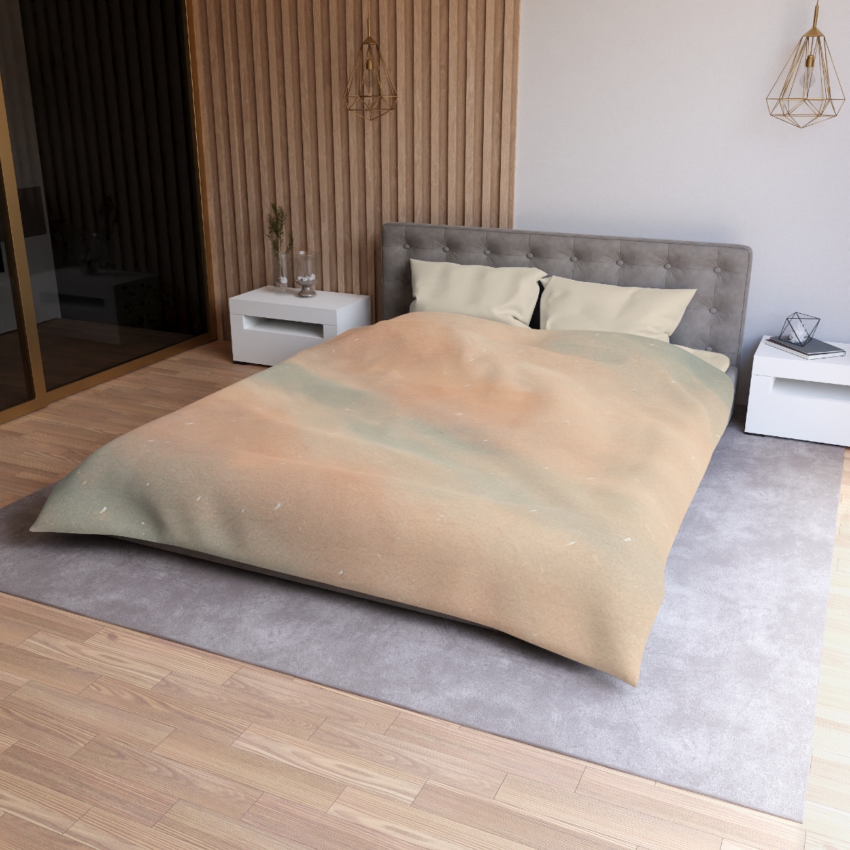 Cosmic Dust Cascade personalized bedding duvets