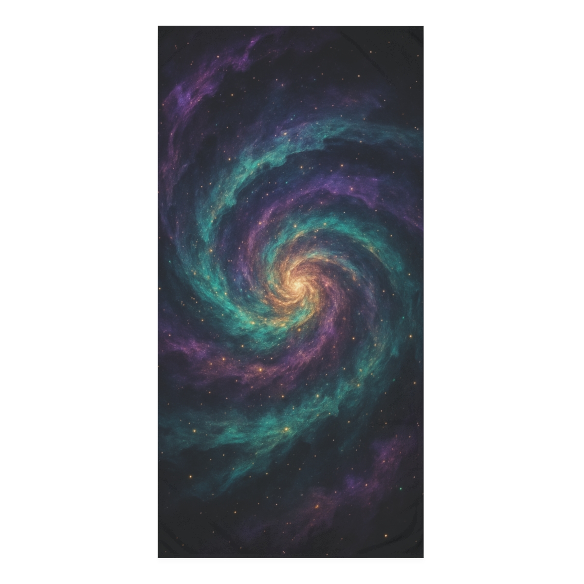 Cosmic Dust Swirl custom towels