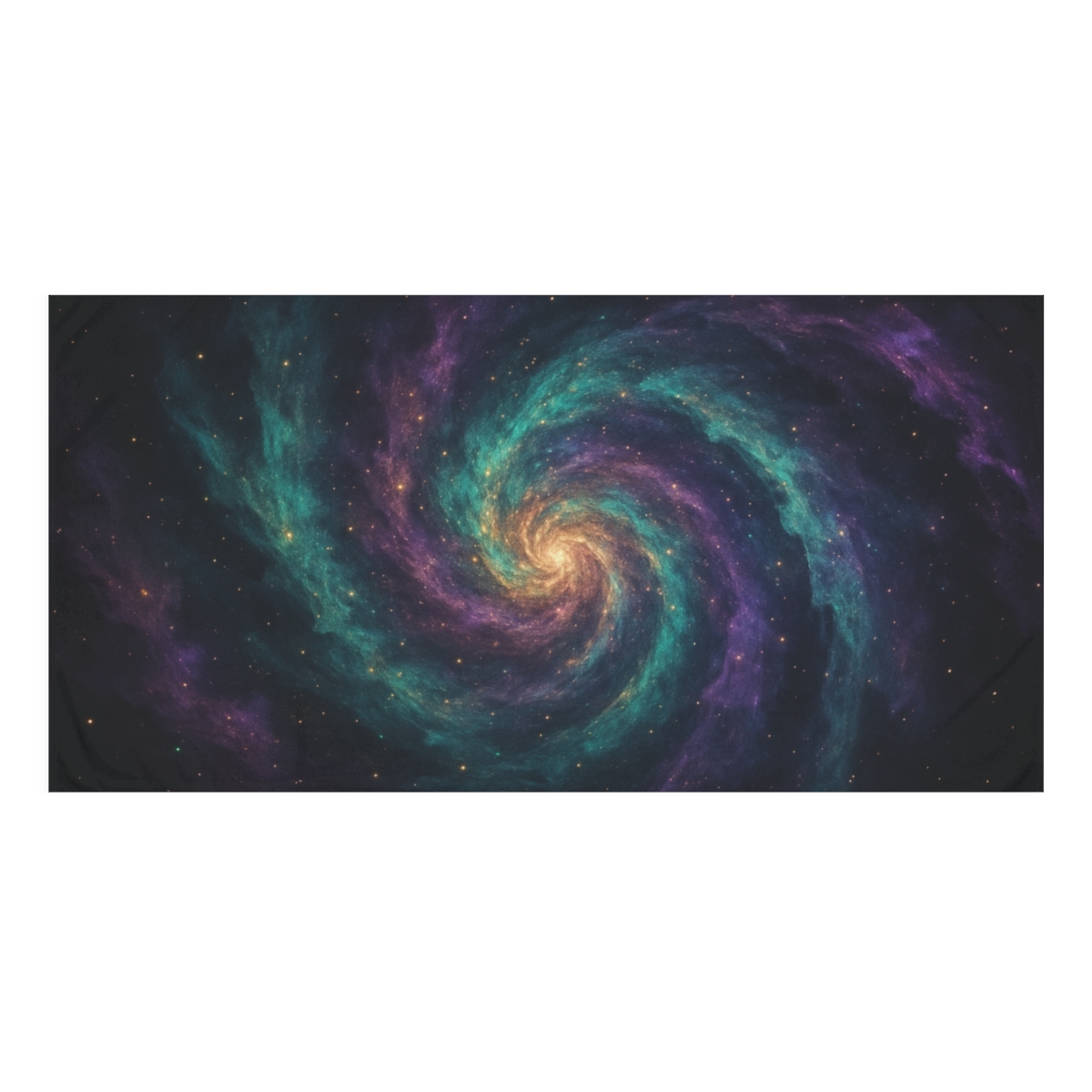 Cosmic Dust Swirl custom towels