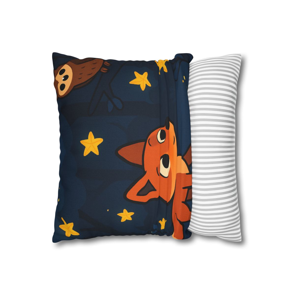 Cosmic Forest Fox personalized pillow covers
