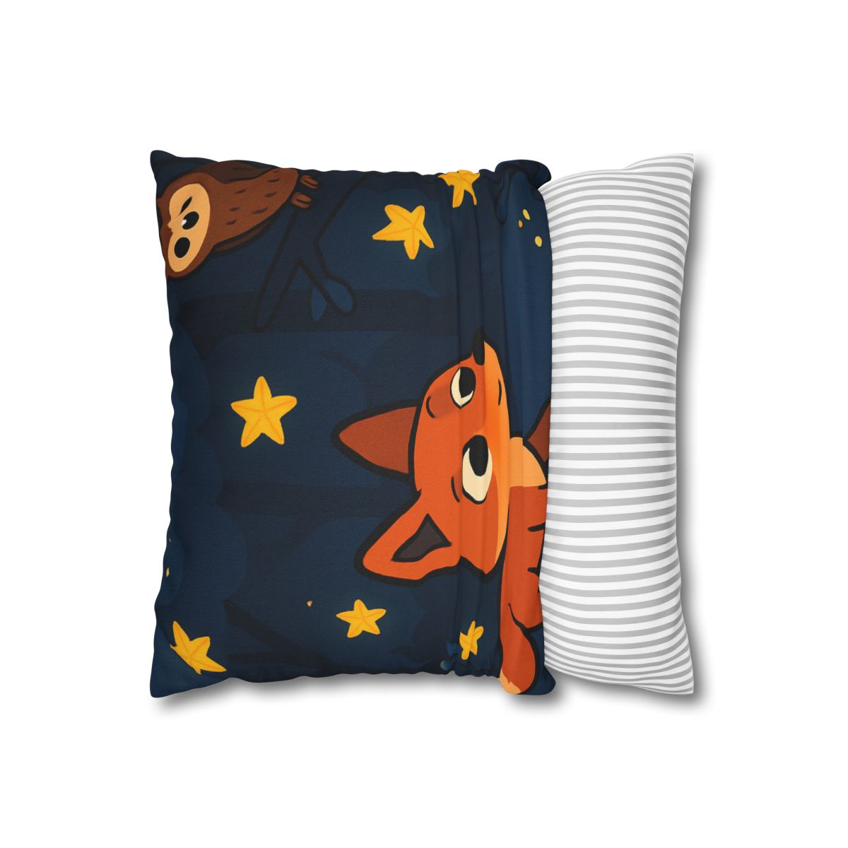 Cosmic Forest Fox personalized pillow covers