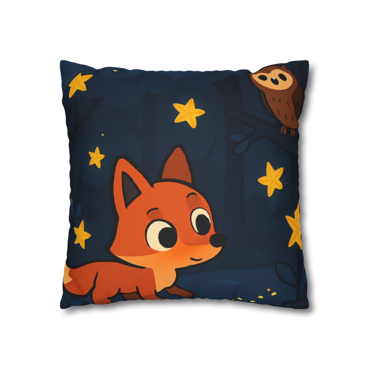 Cosmic Forest Fox personalized pillow covers