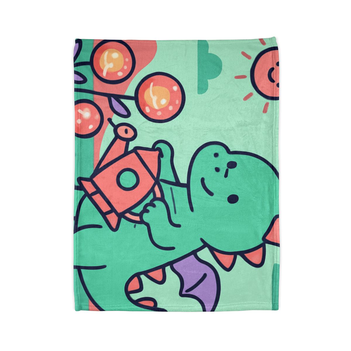 Cosmic Garden Dragon decorative home blankets