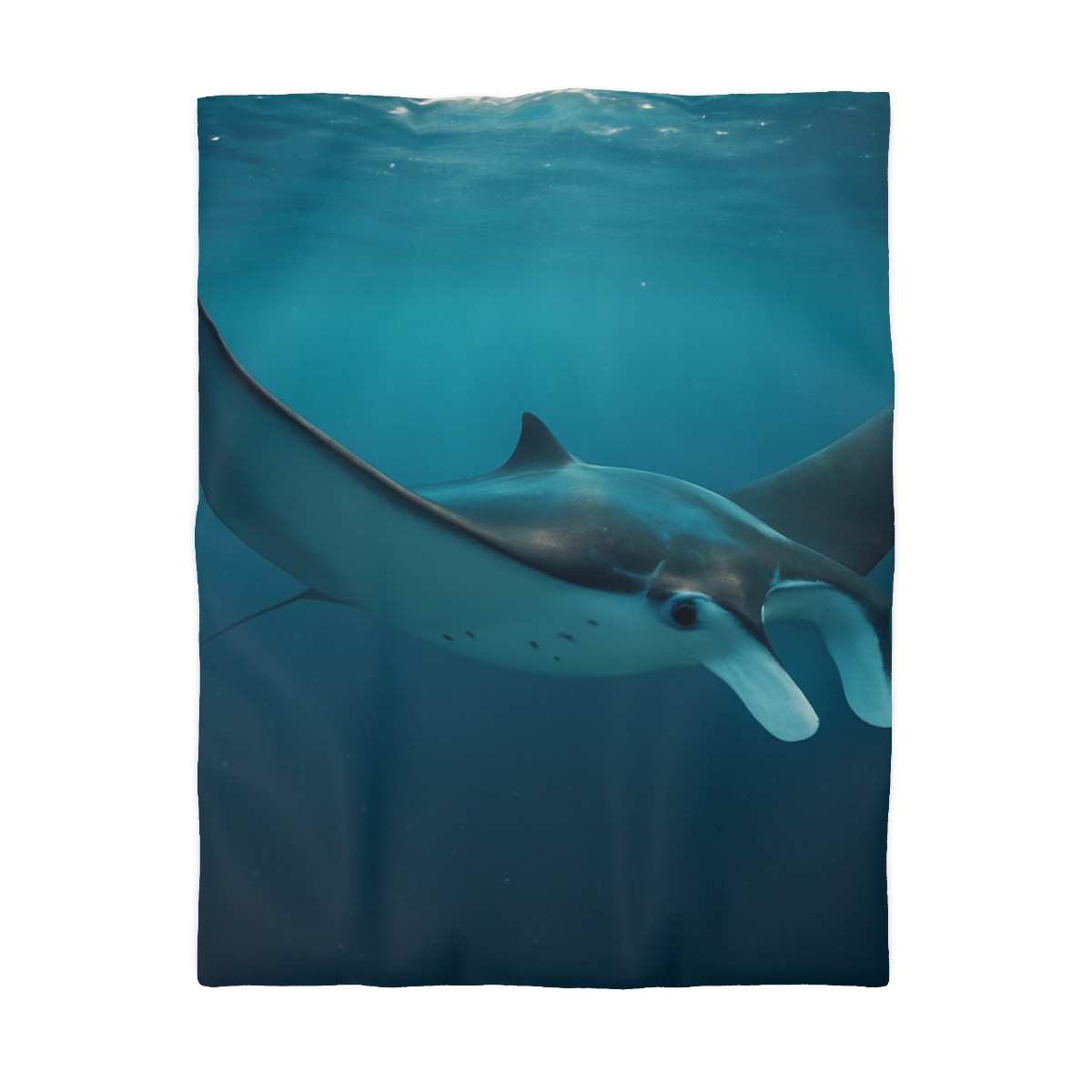 Cosmic Glide Manta Ray duvets for gifts