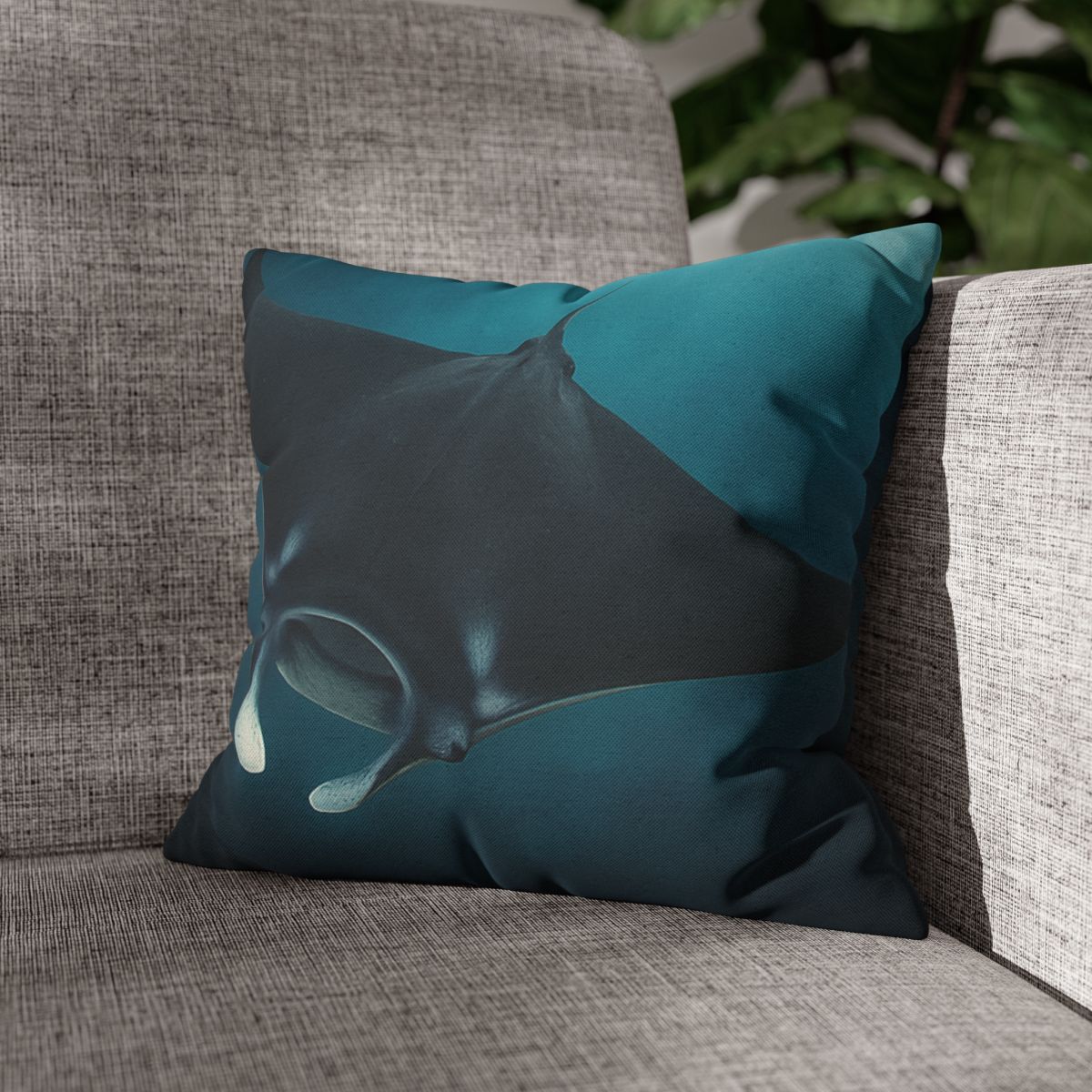 Cosmic Glide Manta Ray unique gift pillow cases