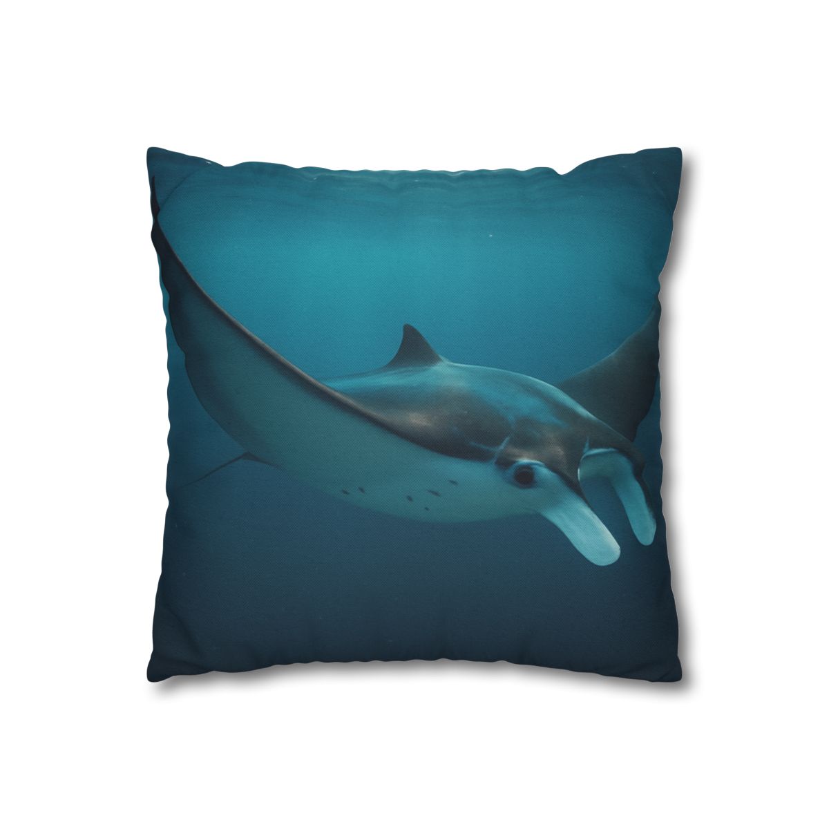 Cosmic Glide Manta Ray personalized pillow covers