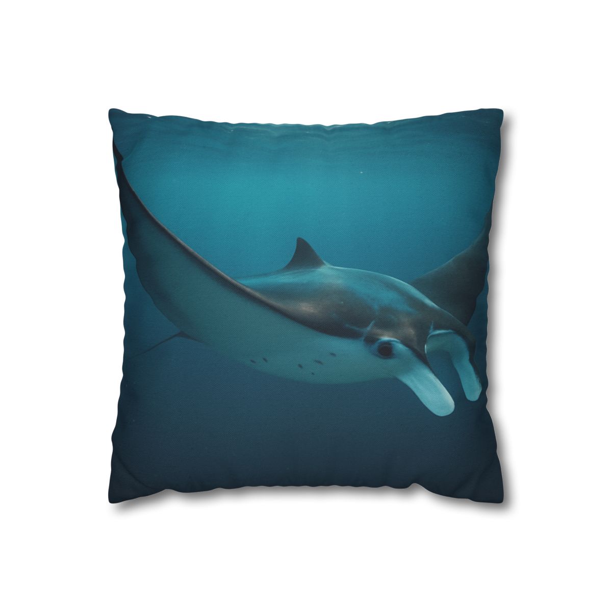 Cosmic Glide Manta Ray personalized pillow covers