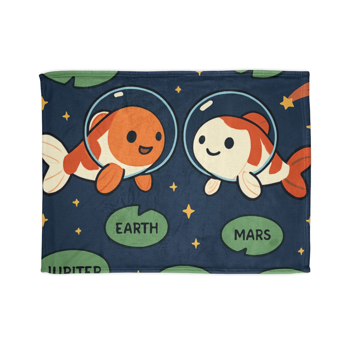 Cosmic Koi Classroom warm winter blankets