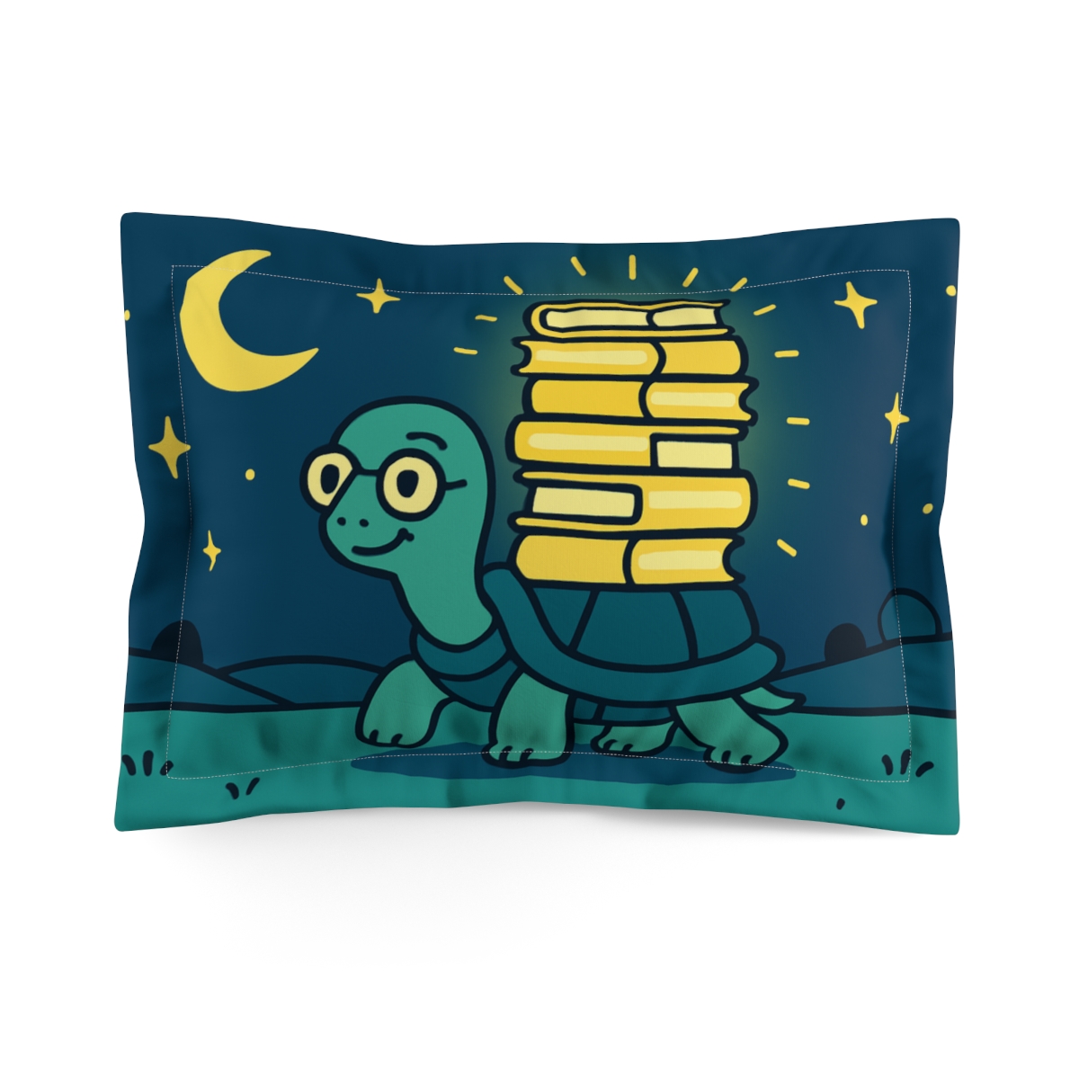 Cosmic Library Turtle stylish throw pillows
