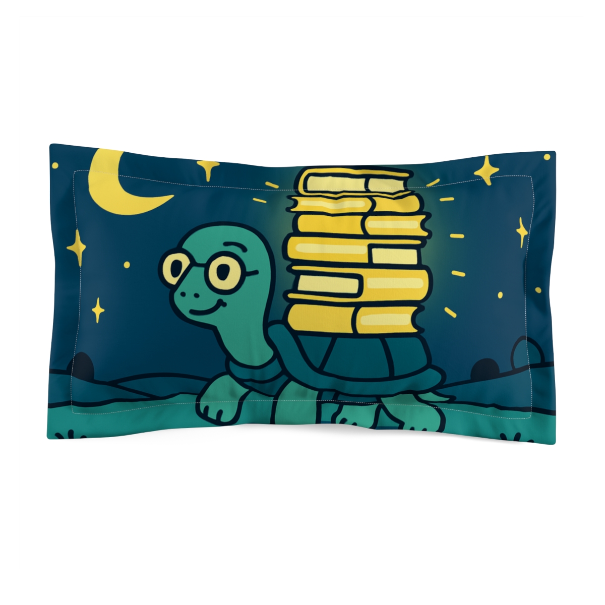 Cosmic Library Turtle stylish throw pillows