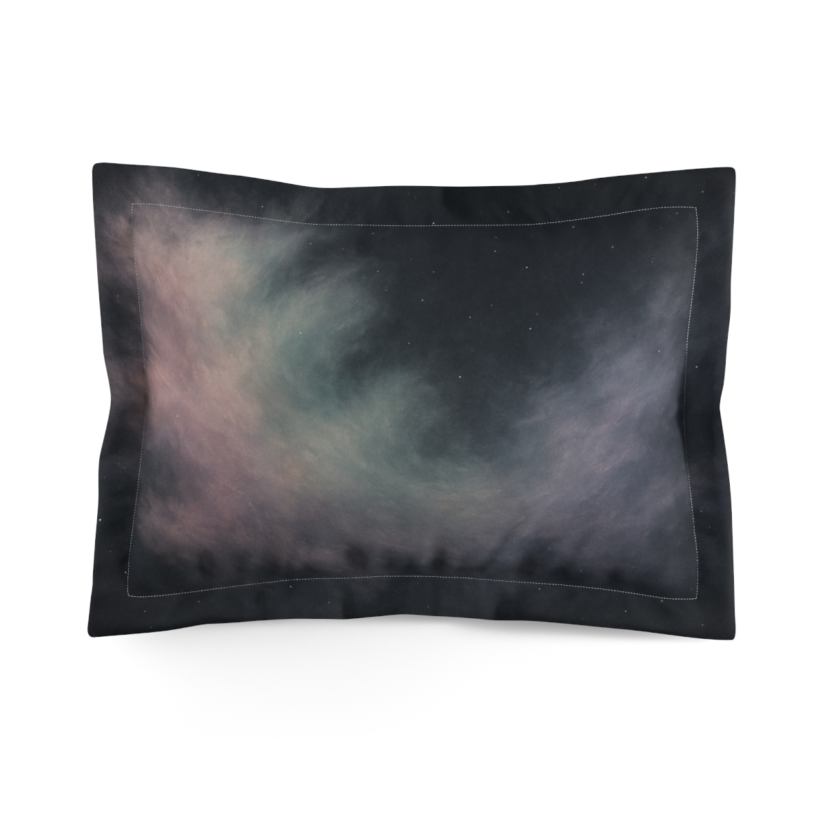 Cosmic Mist Chromatic Drift unique shape pillows