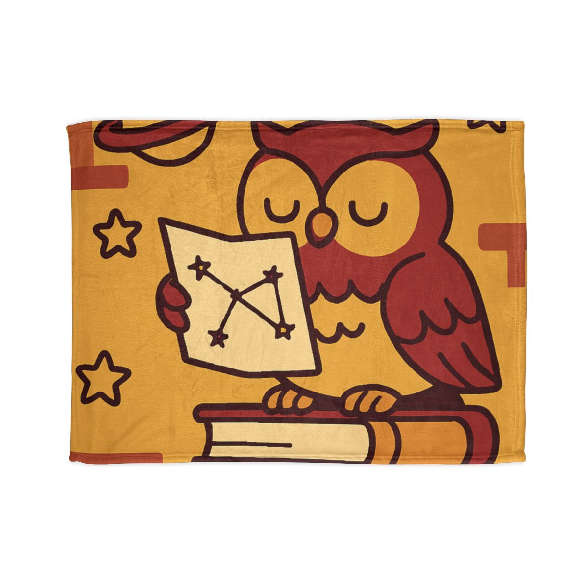 Cosmic Owl Library custom blankets