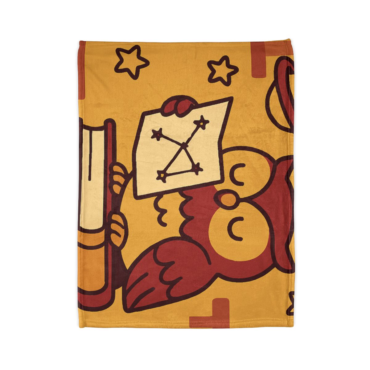 Cosmic Owl Library custom blankets