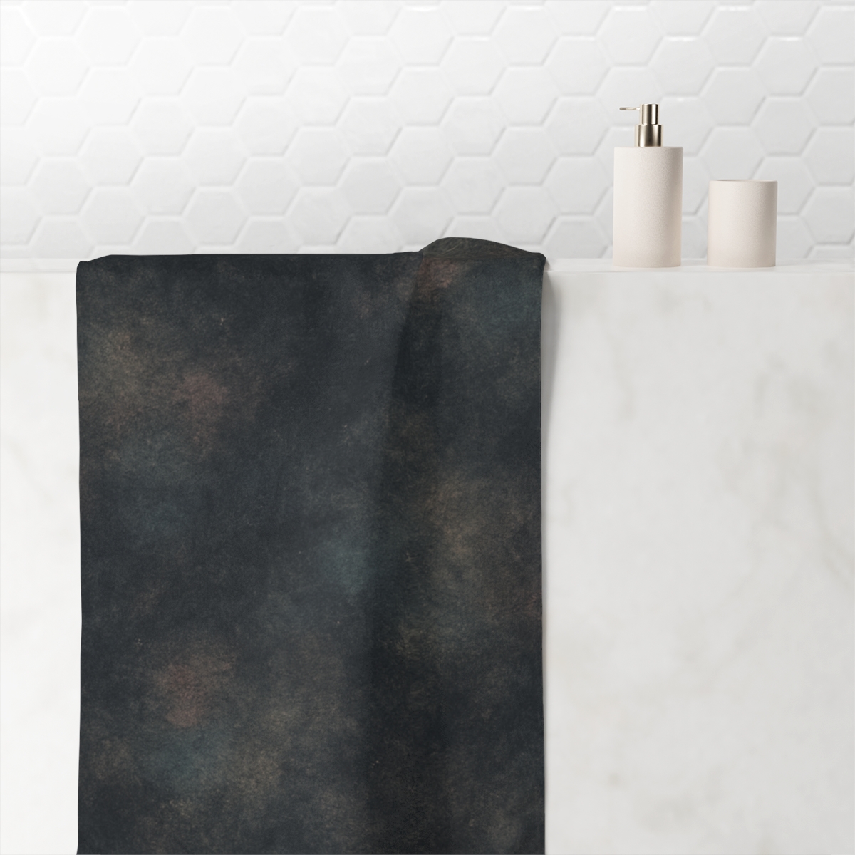 Cosmic Quilt Of Microwave Whisper trendy hand towels