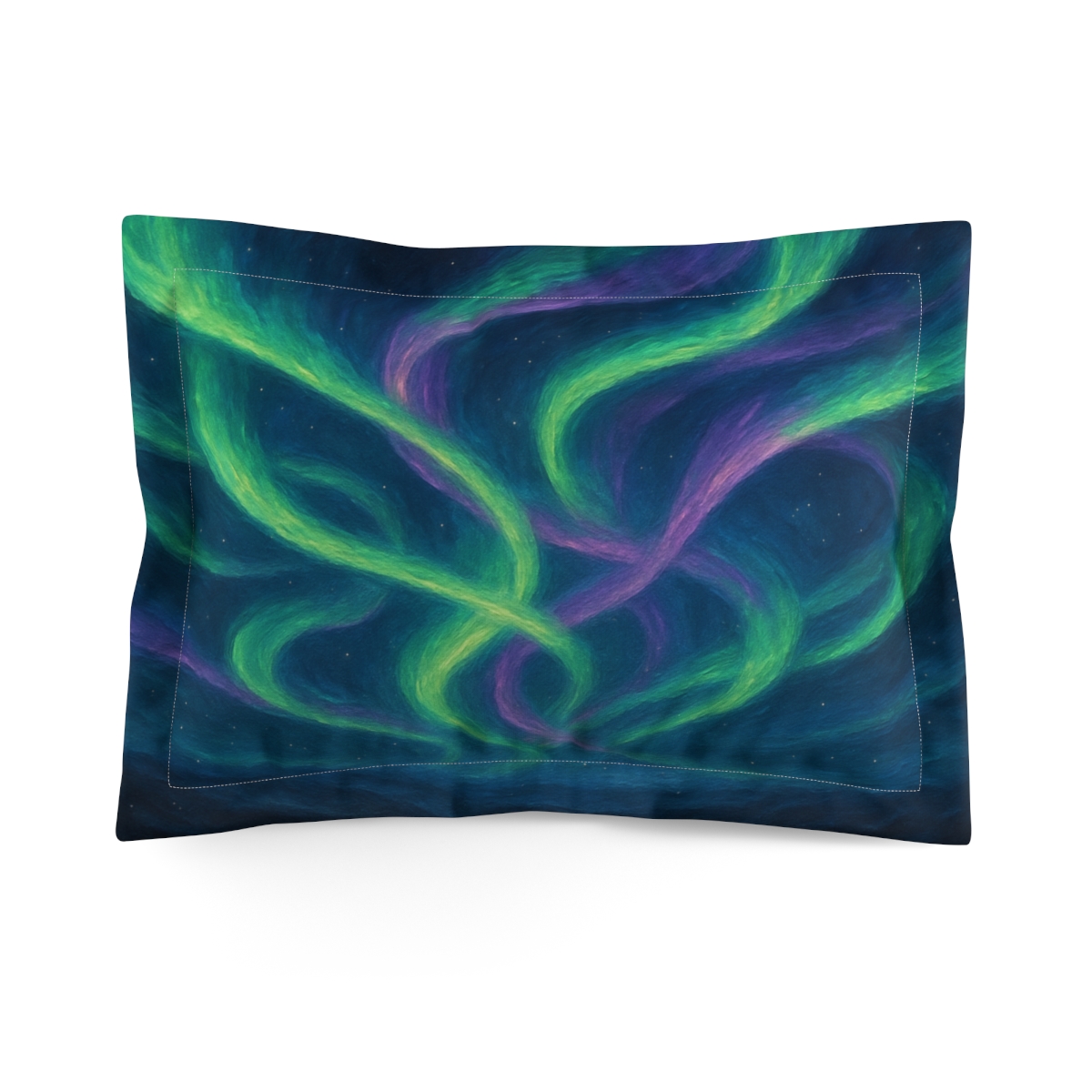 Cosmic Ribbon Aurora trendy accent pillows