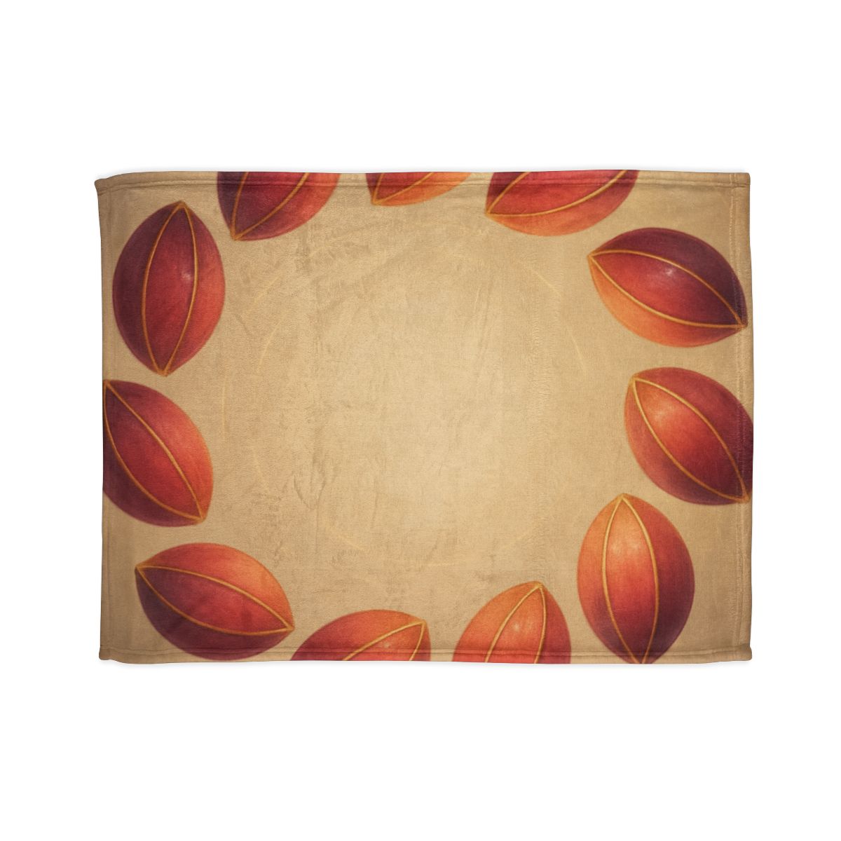 Cosmic Seed Pod Halo soft fleece blankets