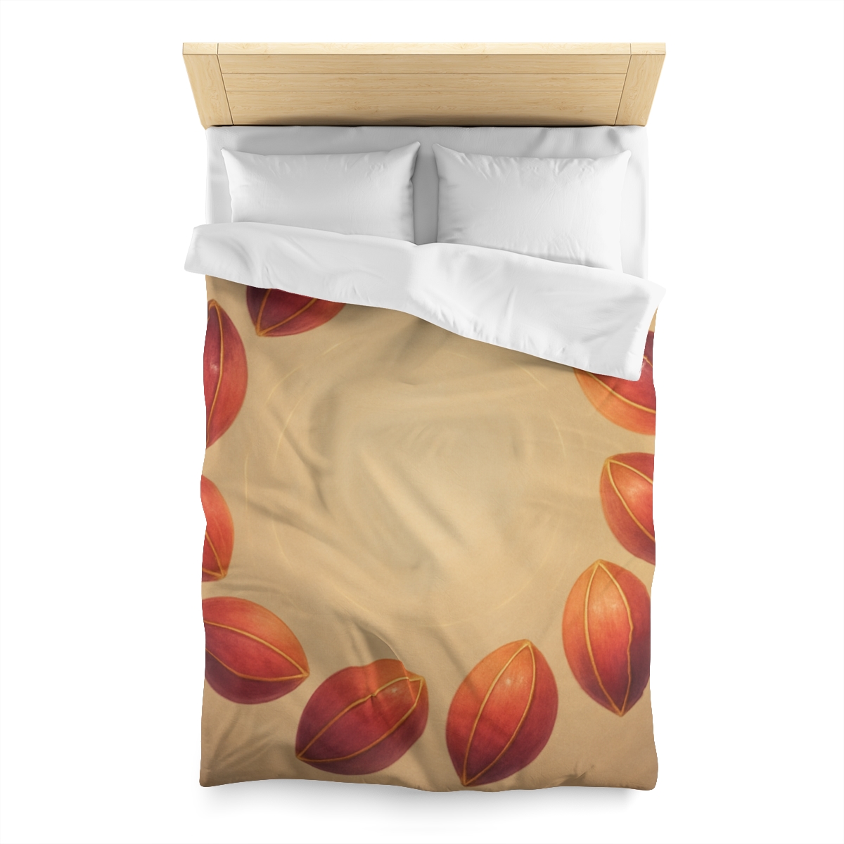 Cosmic Seed Pod Halo custom duvets