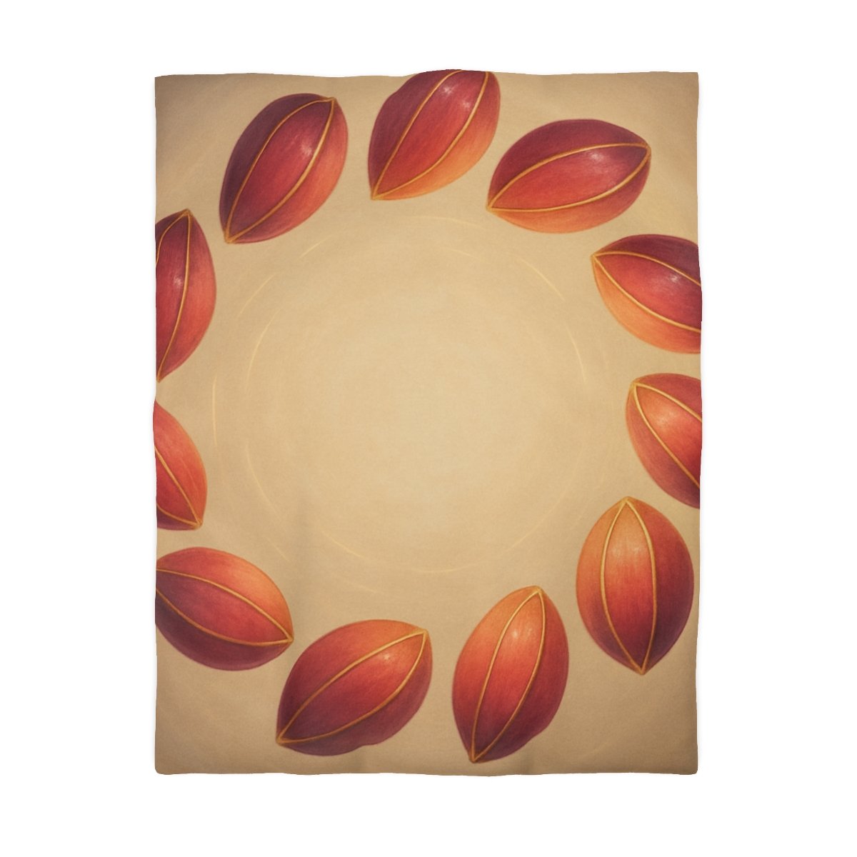 Cosmic Seed Pod Halo custom duvets