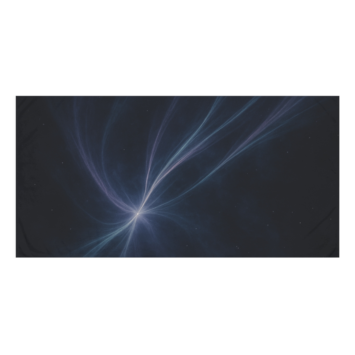 Cosmic Silk Filament Drift soft cotton towels