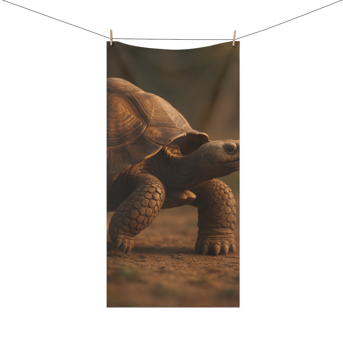 Cosmic Tread Giant Tortoise trendy hand towels