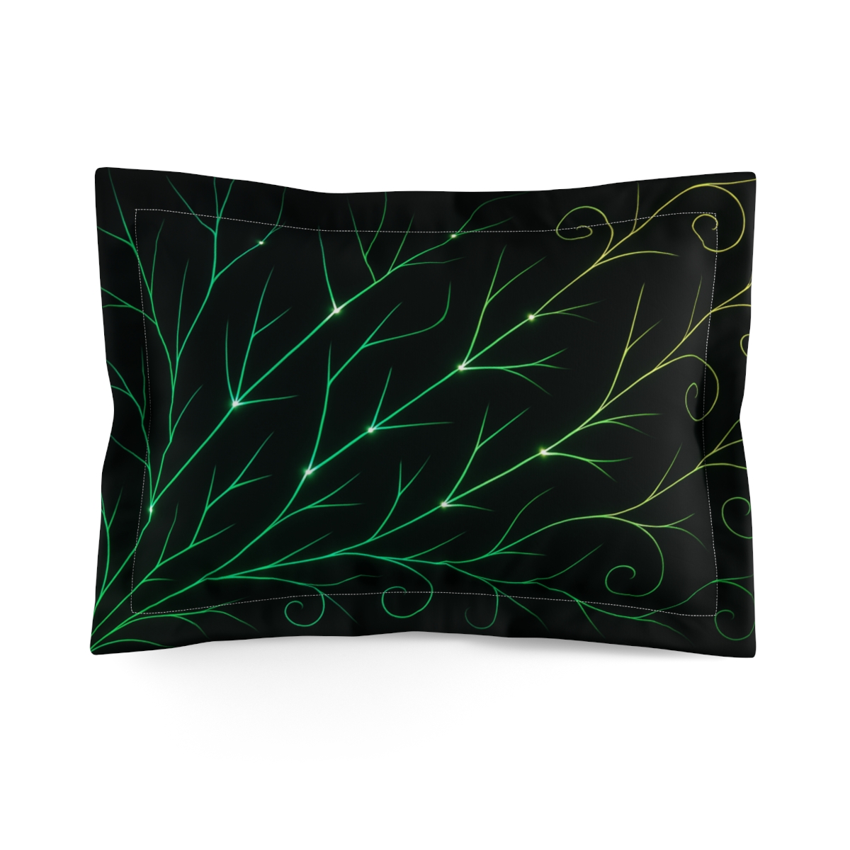 Cosmic Vine Filament Web custom pillows
