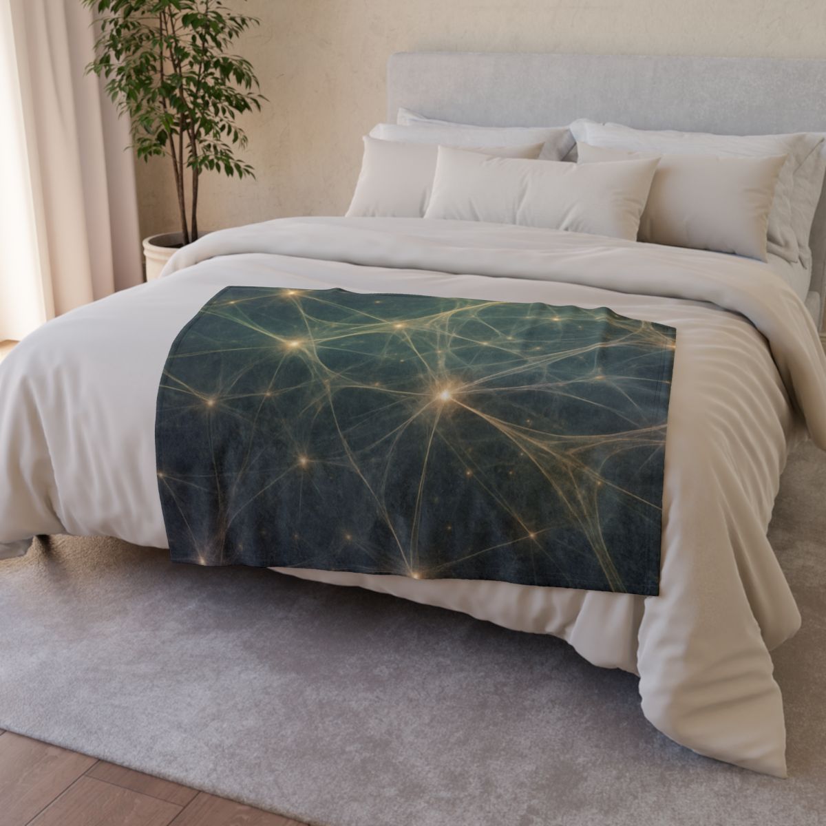 Cosmic Web Filament unique gift blankets