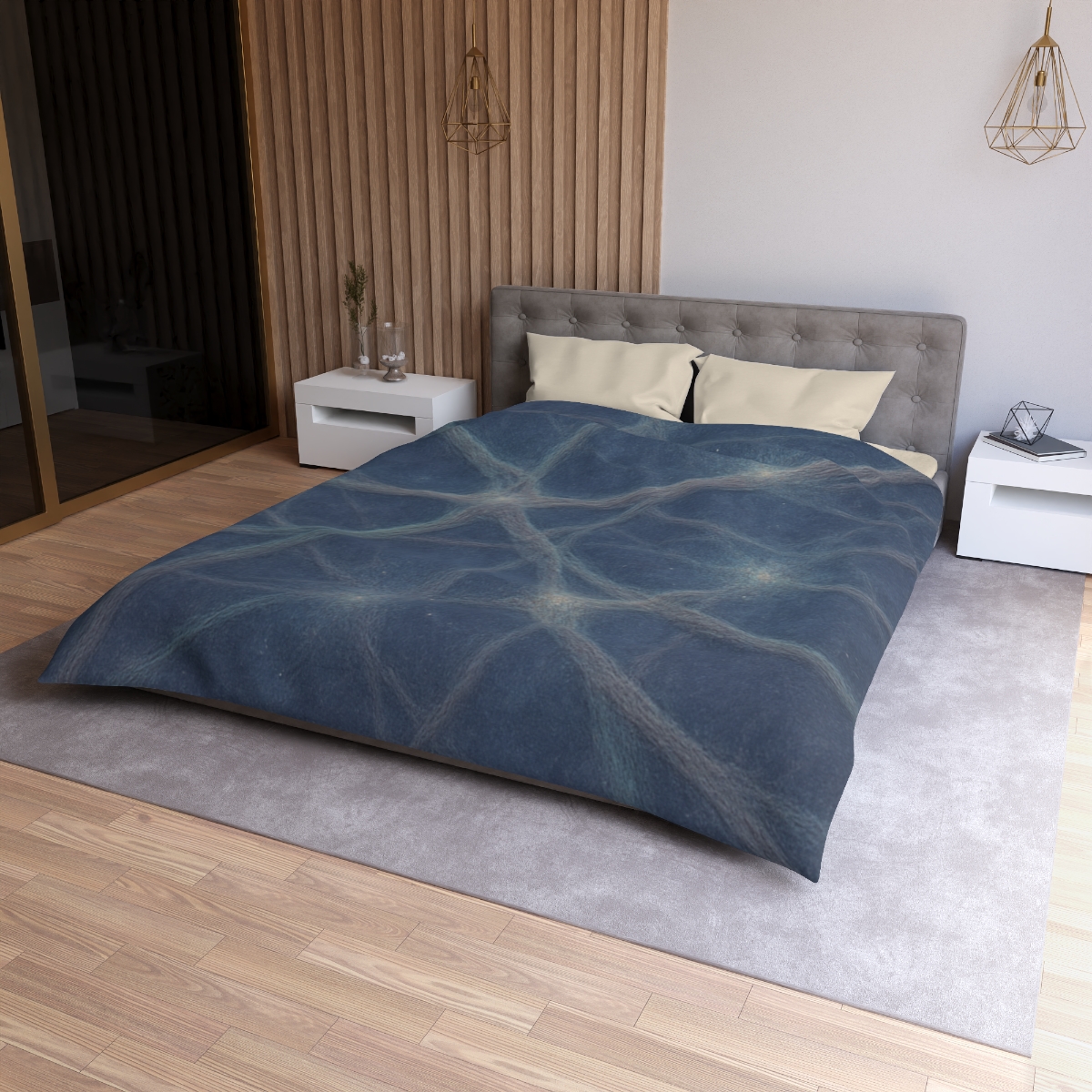 Cosmic Web Filament designer printed duvets