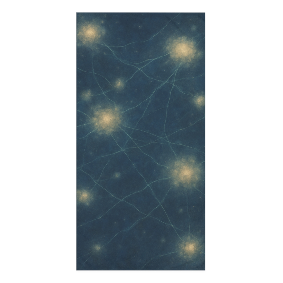 Cosmic Web Filament Garden soft cotton towels