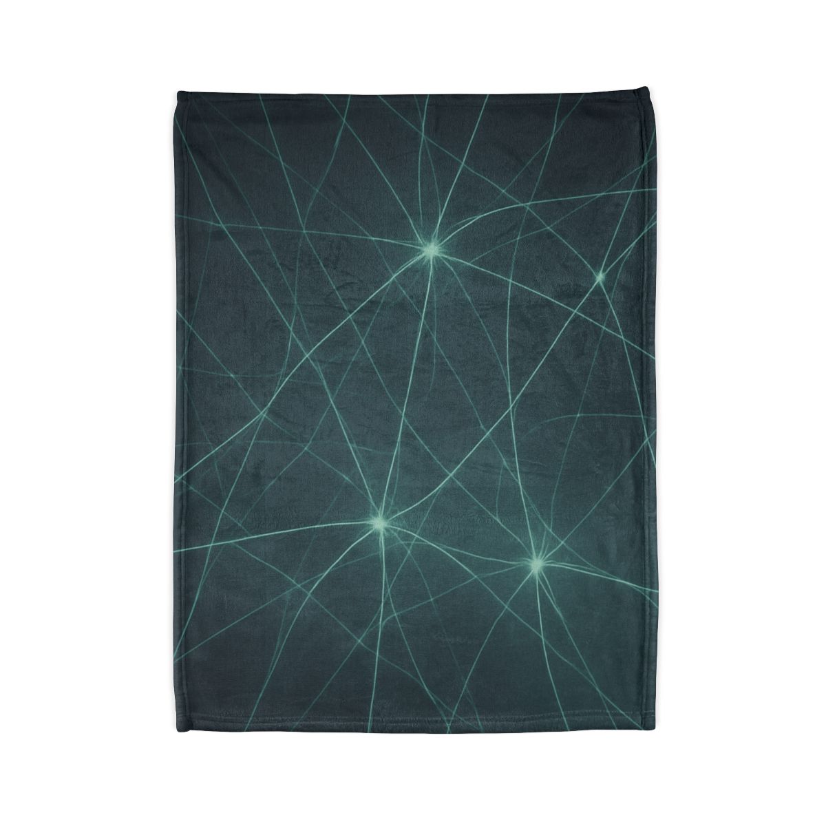 Cosmic Web Filament Glow soft fleece blankets