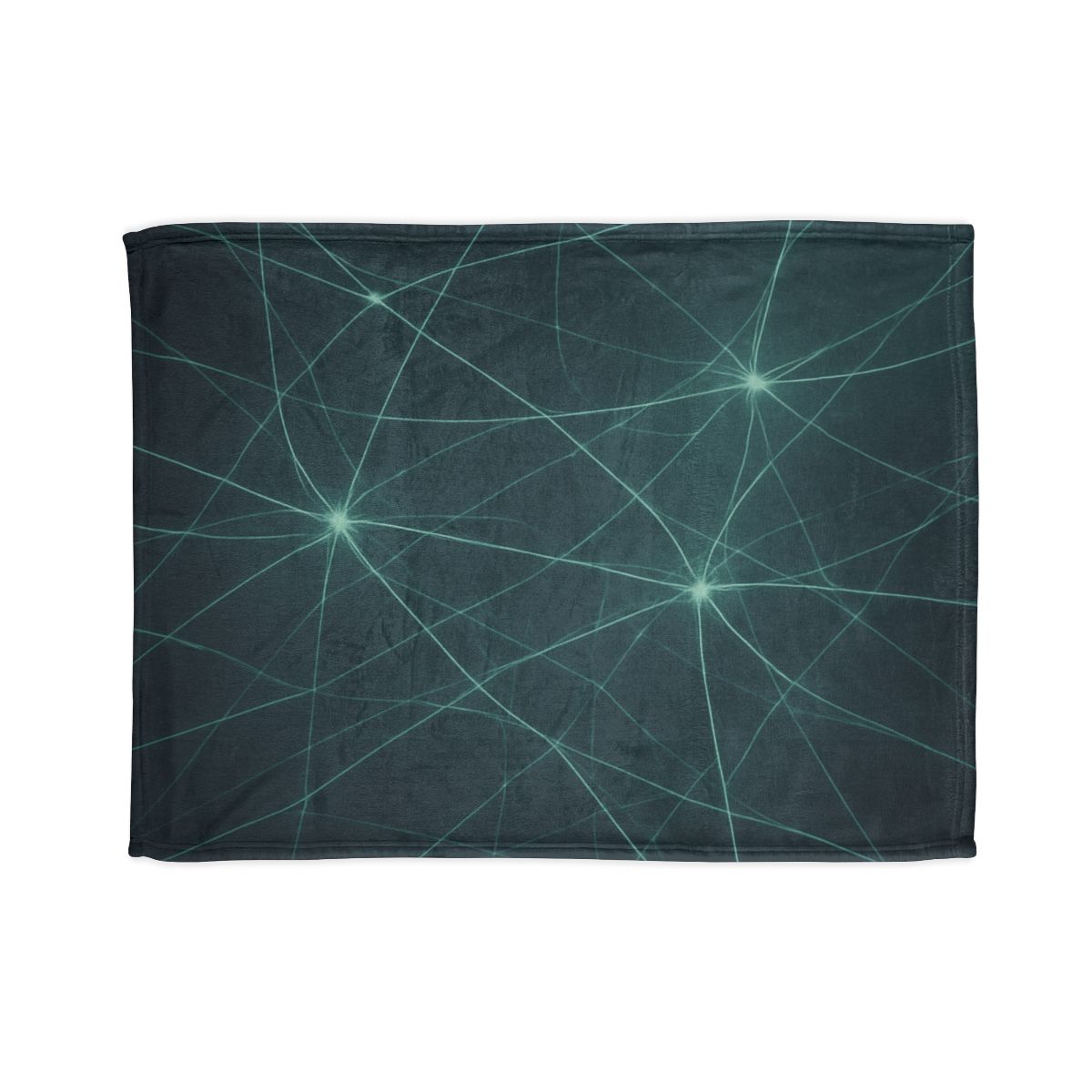Cosmic Web Filament Glow soft fleece blankets
