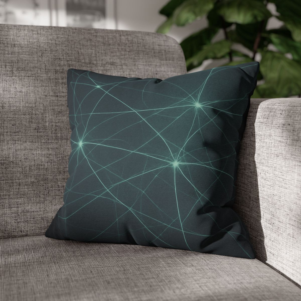 Cosmic Web Filament Glow personalized pillow covers