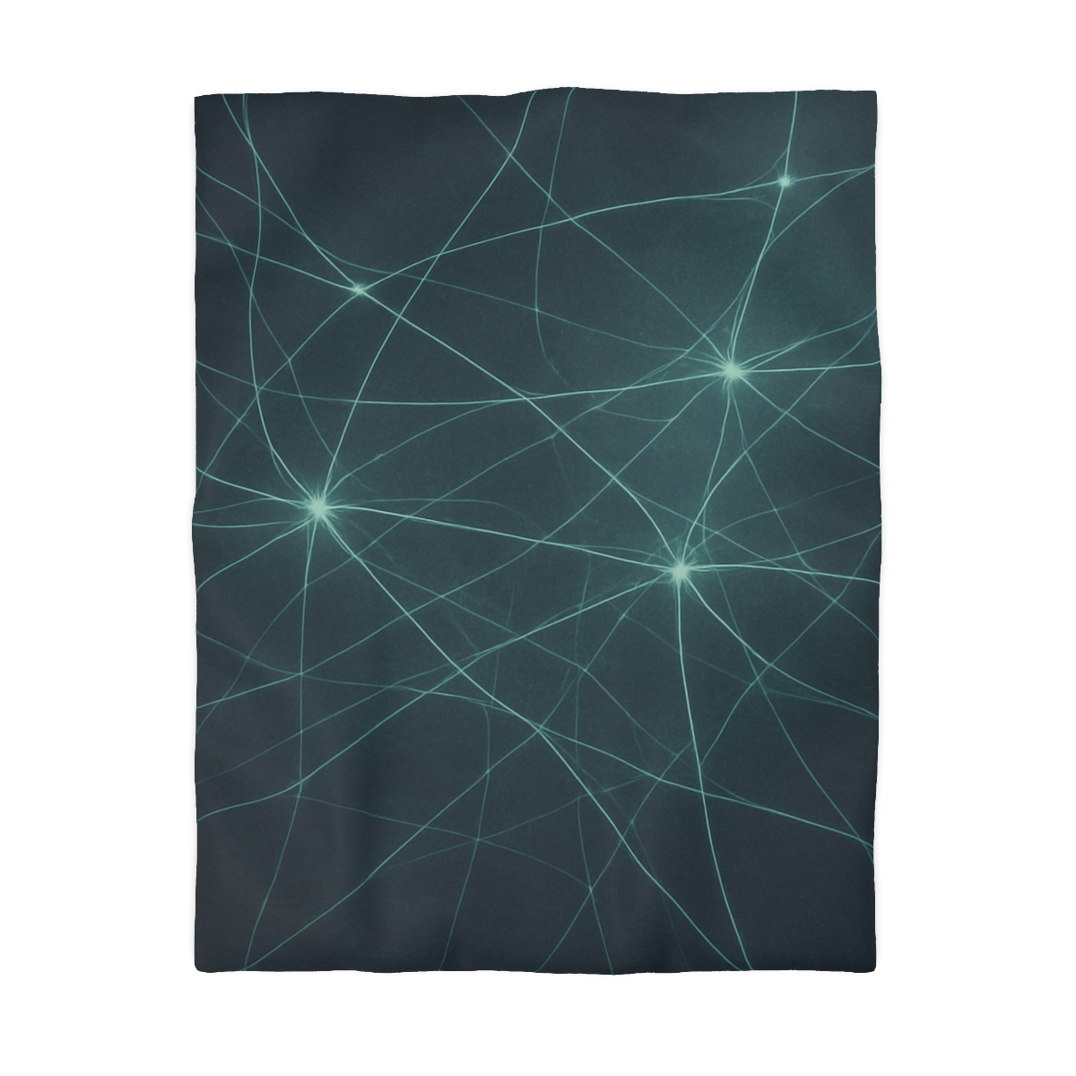 Cosmic Web Filament Glow designer printed duvets
