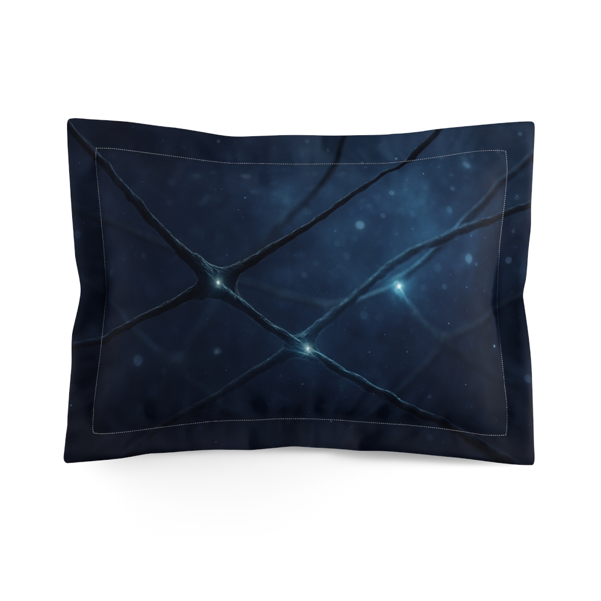 Cosmic Web Filament Trail designer printed pillows
