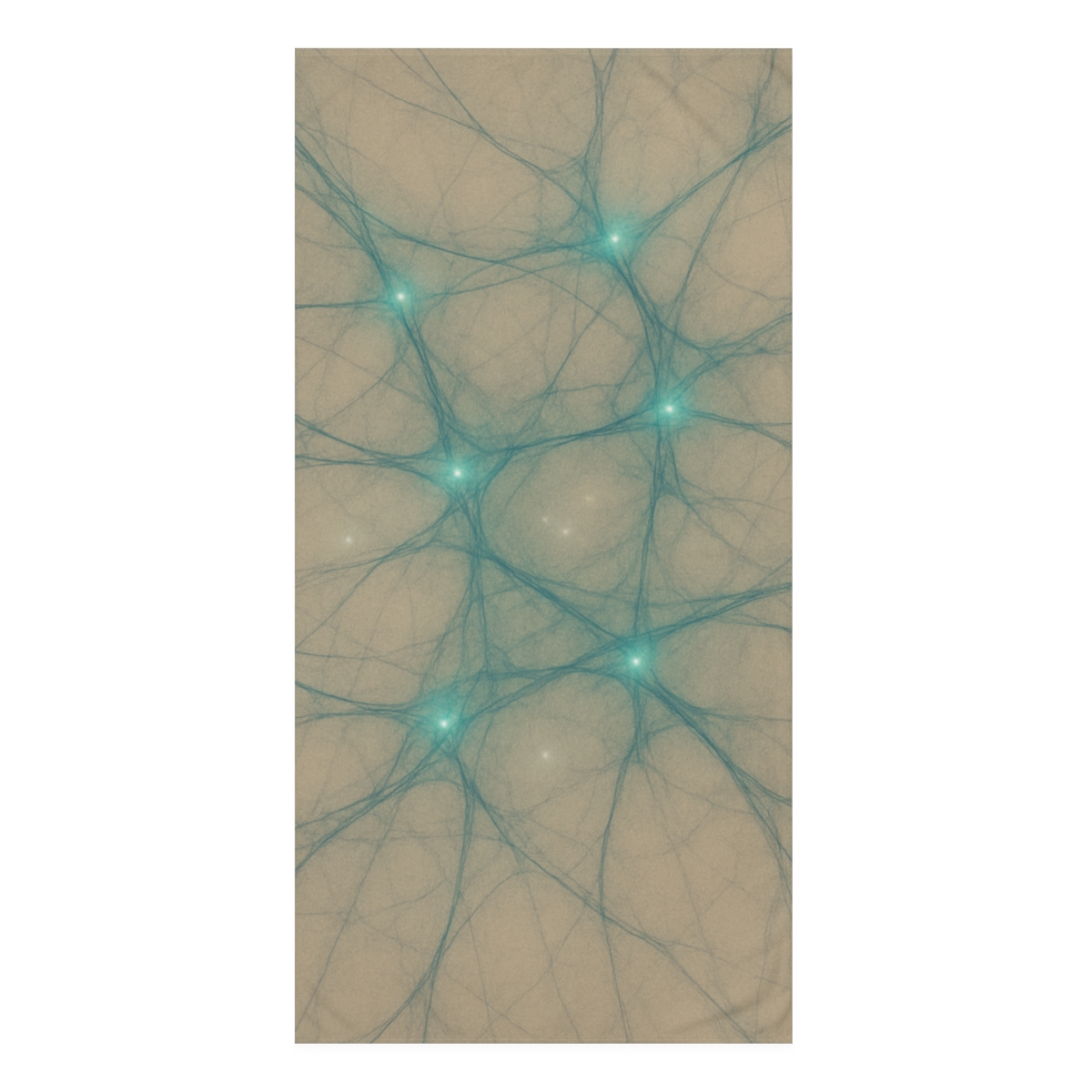 Cosmic Web Filamentary Lace personalized bath towels