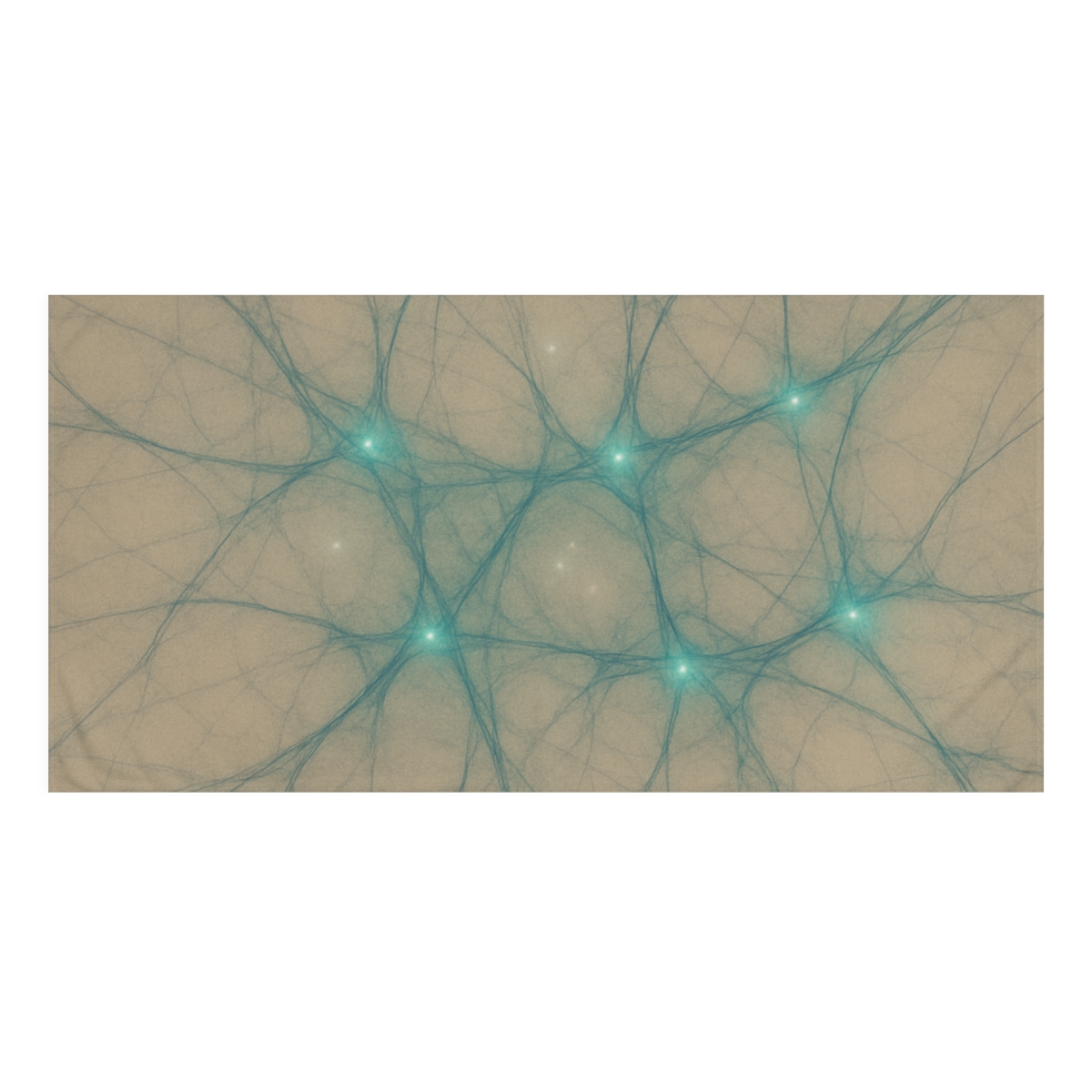 Cosmic Web Filamentary Lace personalized bath towels