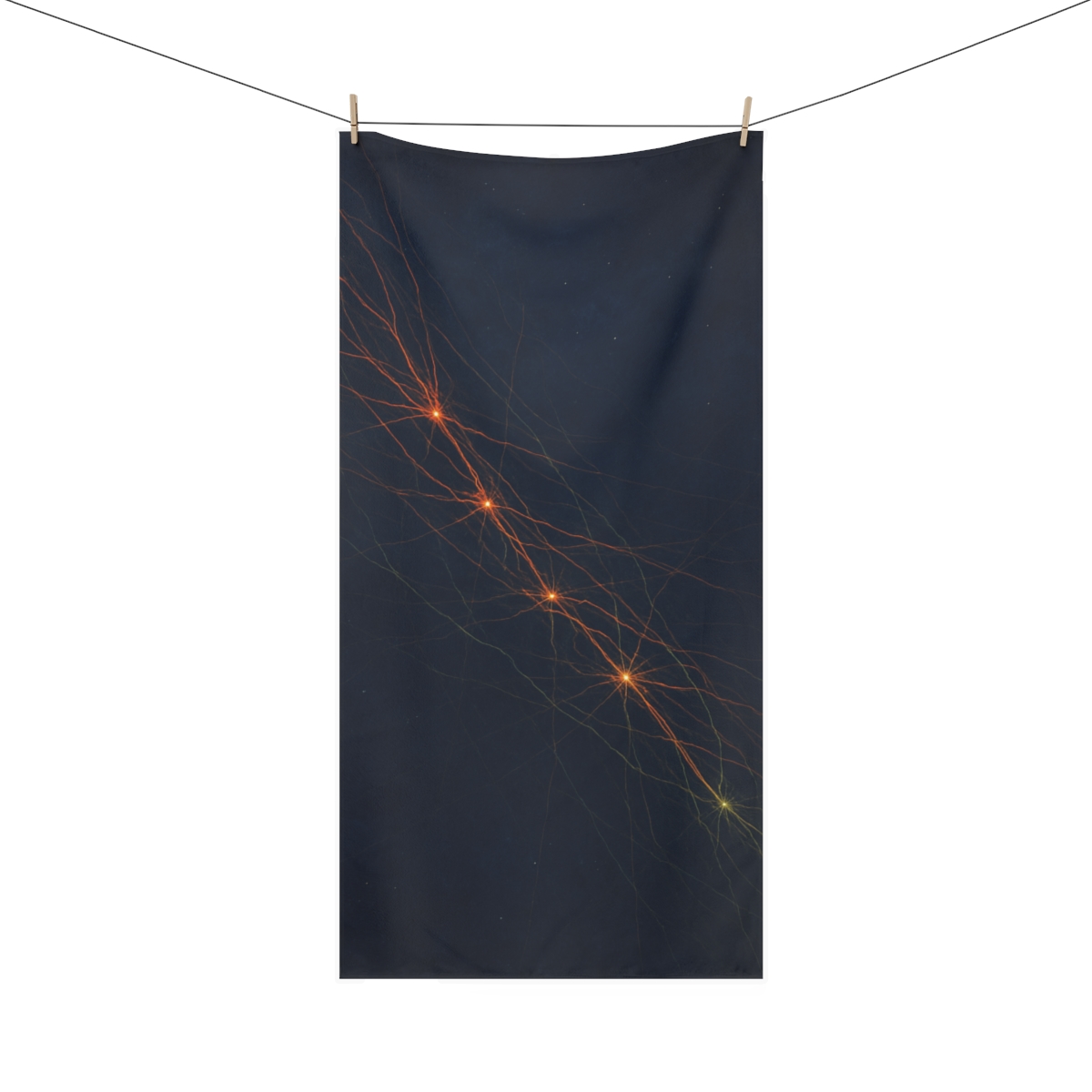 Cosmic Web Filamentry trendy hand towels
