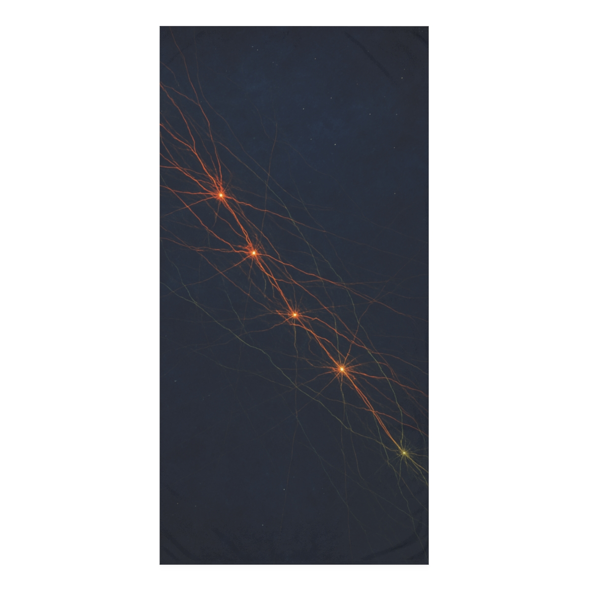 Cosmic Web Filamentry trendy hand towels