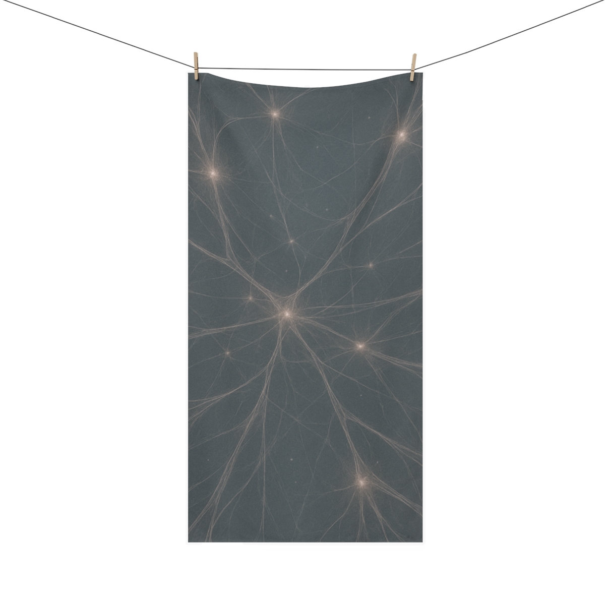 Cosmic Web Lattice decorative home towelscustom towels
