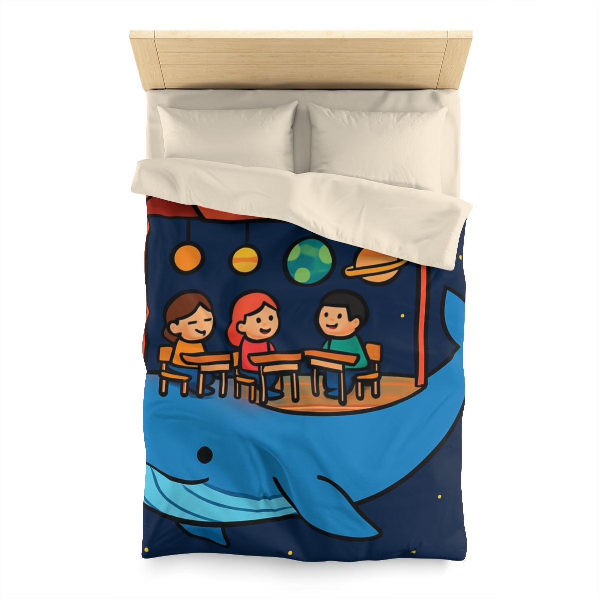 Cosmic Whale Classroom stylish duvet covers