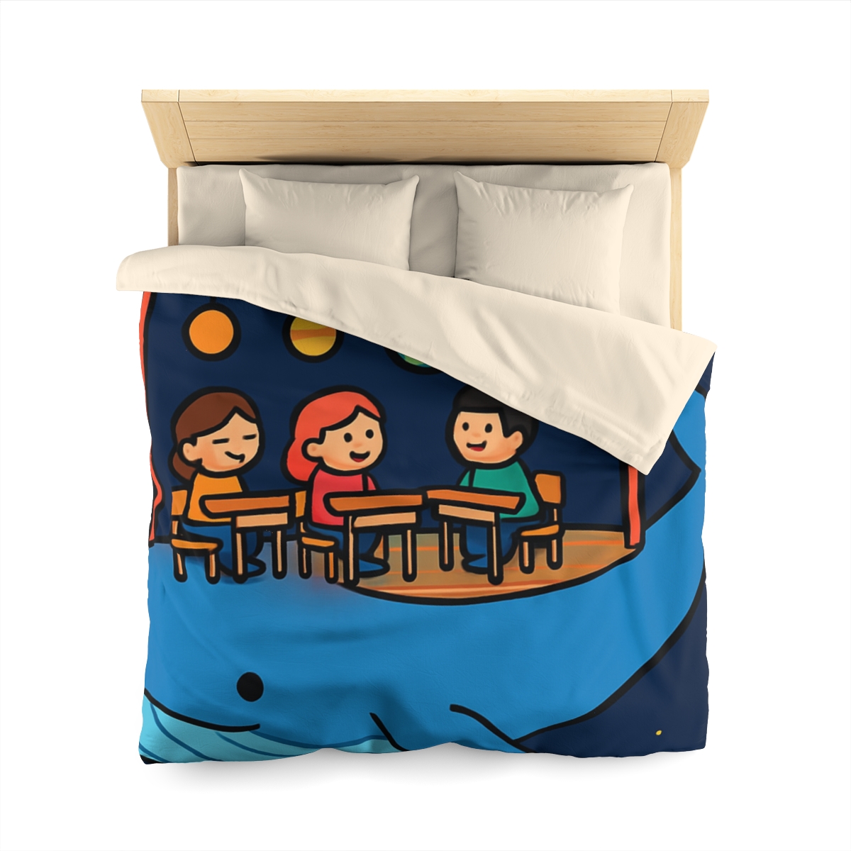 Cosmic Whale Classroom stylish duvet covers