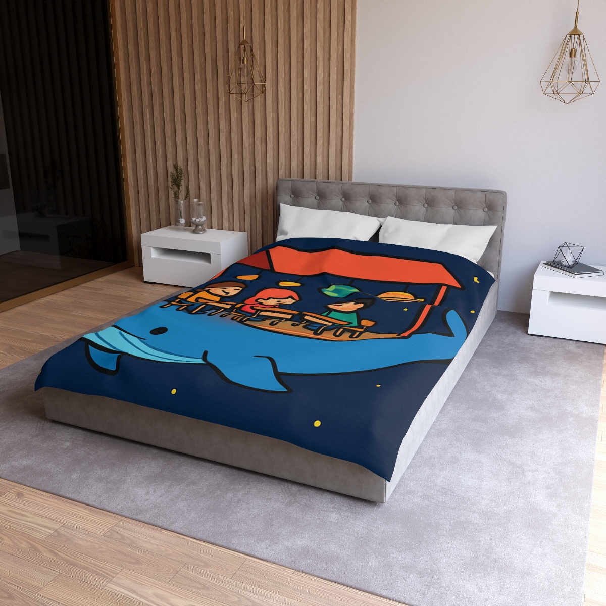 Cosmic Whale Classroom stylish duvet covers