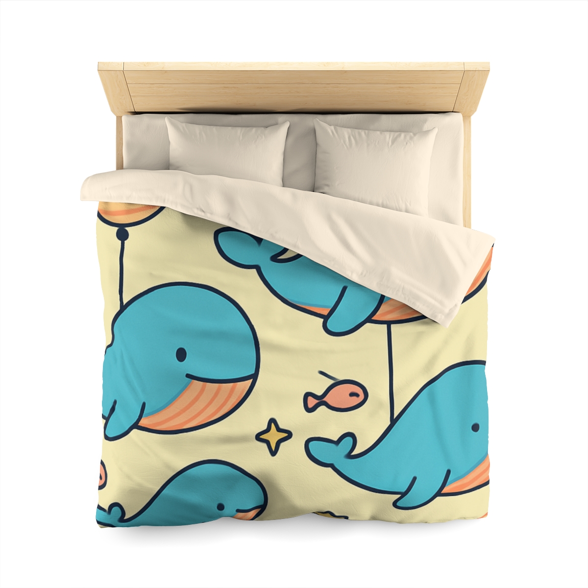 Cosmic Whale Parade duvets for gifts