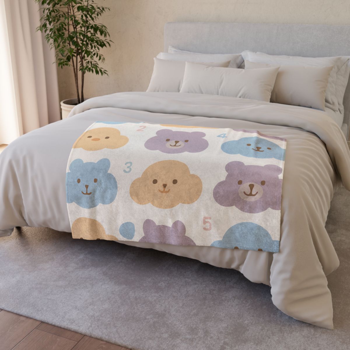 Counting Cloud Critters Blanket