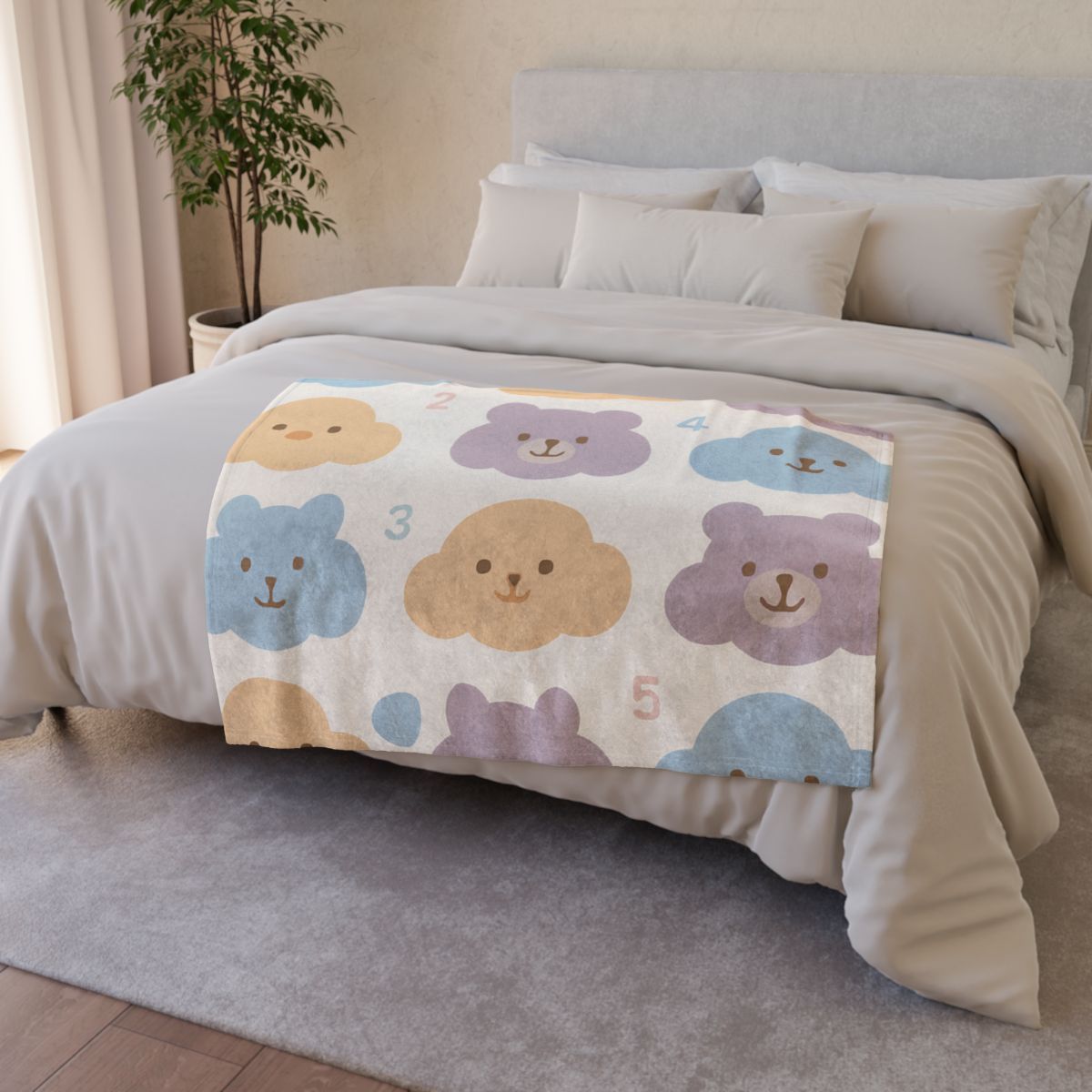 Counting Cloud Critters Blanket