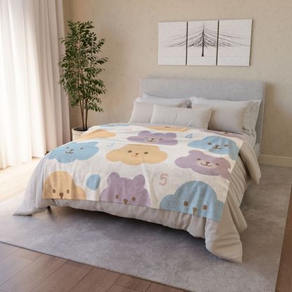 Counting Cloud Critters Blanket