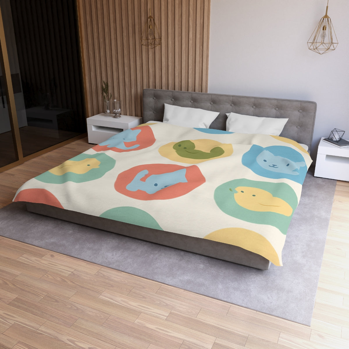 Counting Critters in Cozy Circles Duvet