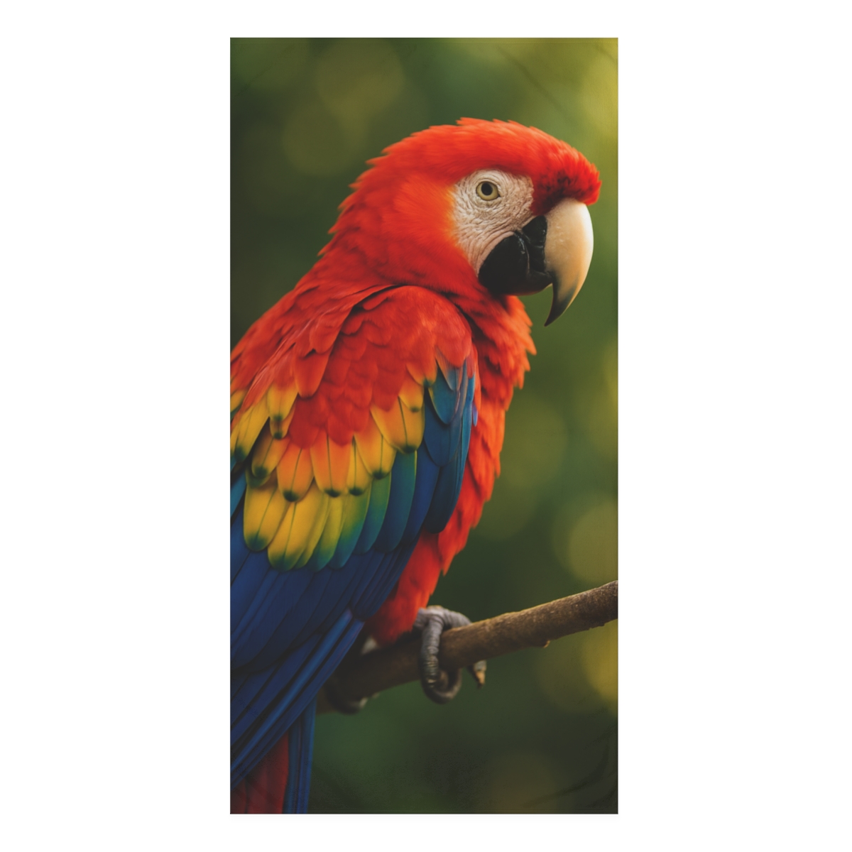 Crimson Crowned Scarlet Macaw comfortable face towels